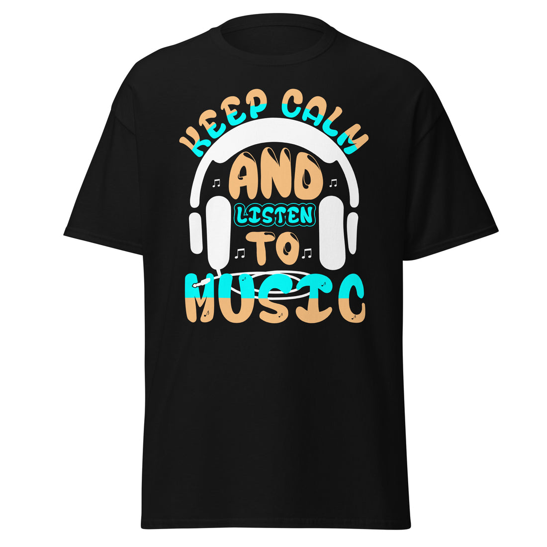 T-Shirt - Keep Calm Listen Music