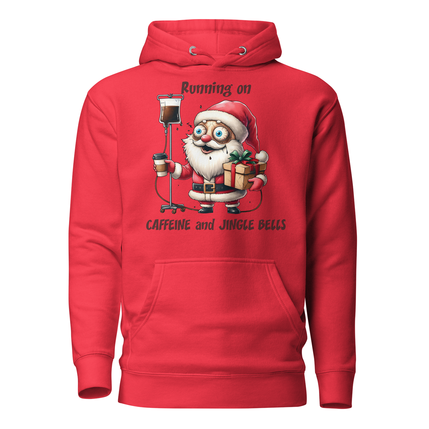 HOODIE - NATAL - CAFFEINE AND JINGLE BELLS