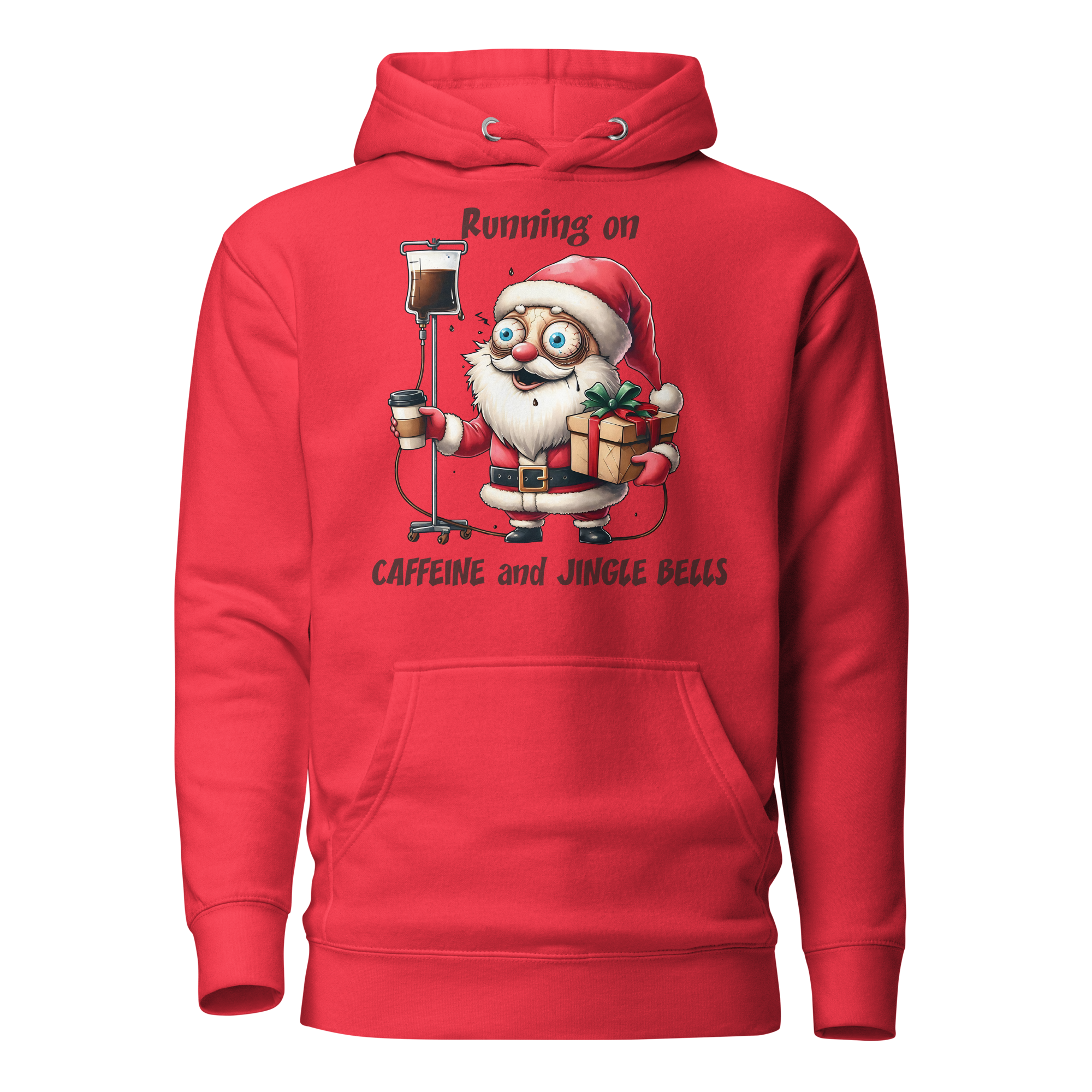 HOODIE - NATAL - CAFFEINE AND JINGLE BELLS