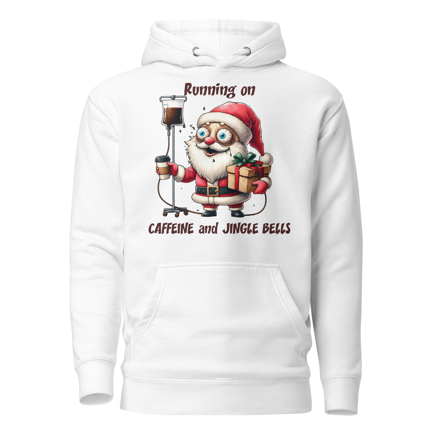 HOODIE - NATAL - CAFFEINE AND JINGLE BELLS