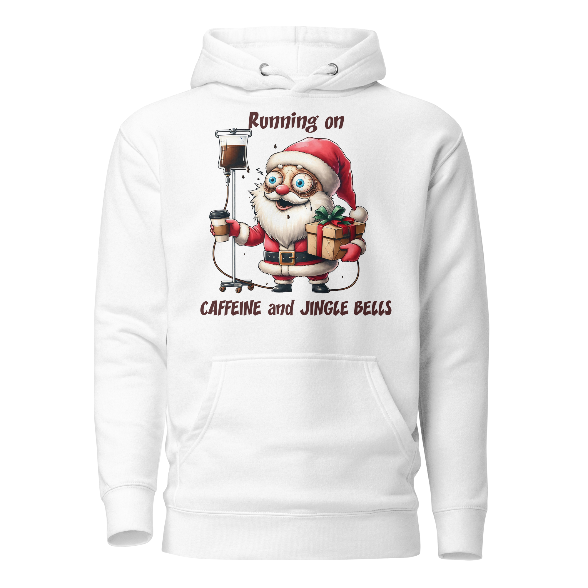 HOODIE - NATAL - CAFFEINE AND JINGLE BELLS